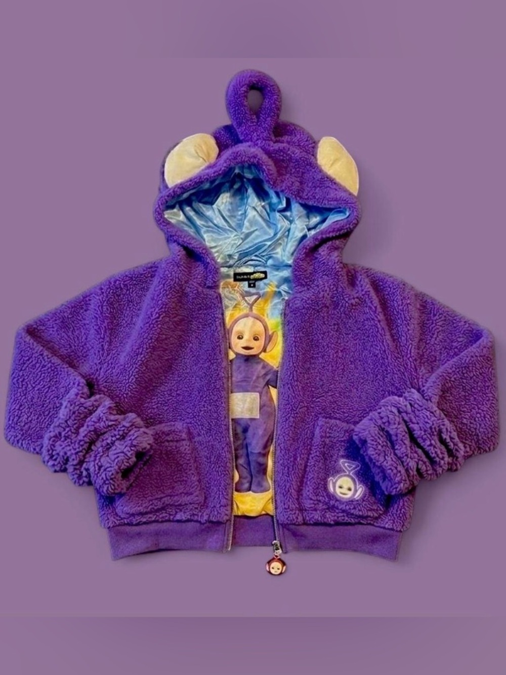 Dolls Kill x Telletubbies Tinky Winky Hooded Jacket